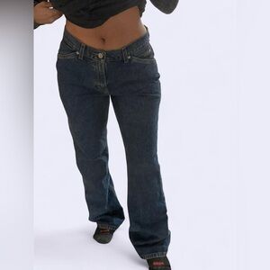 Calvin Klein Dark Wash Low Rise Jeans